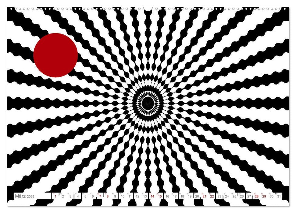 VISIONEN - optische Täuschungen (CALVENDO Premium Wandkalender 2026)