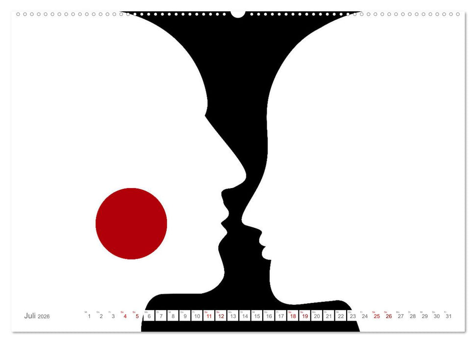 VISIONEN - optische Täuschungen (CALVENDO Premium Wandkalender 2026)