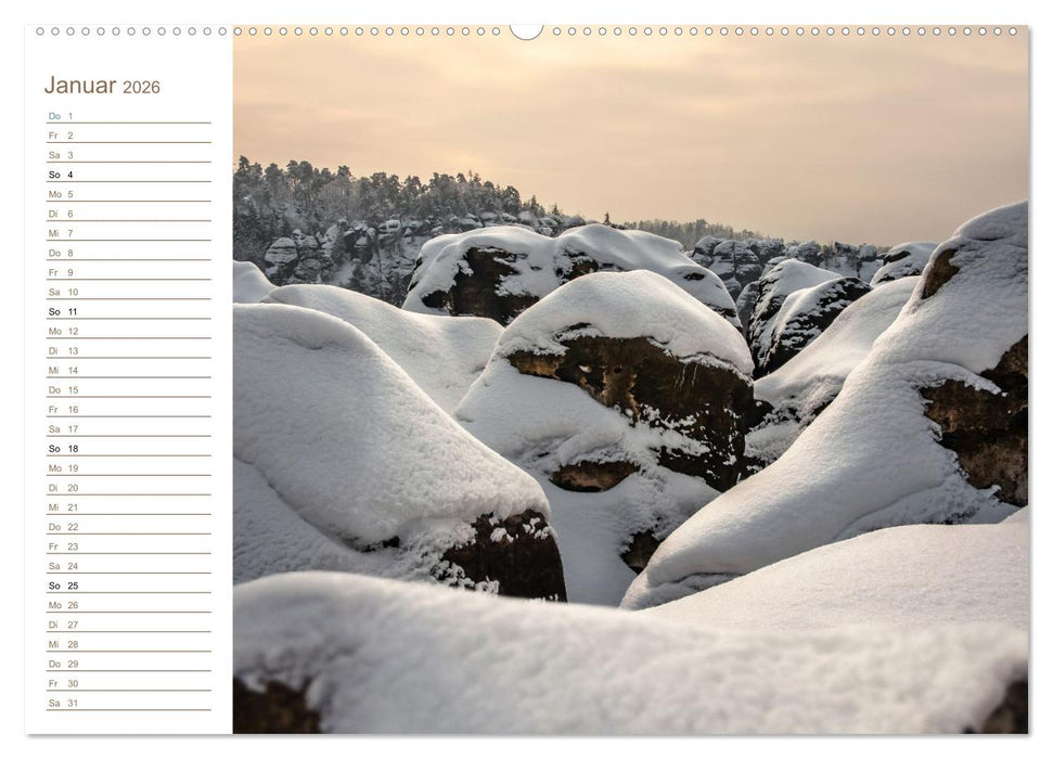 Sächsische Schweiz - Wenn das Gute liegt so nah (CALVENDO Wandkalender 2026)