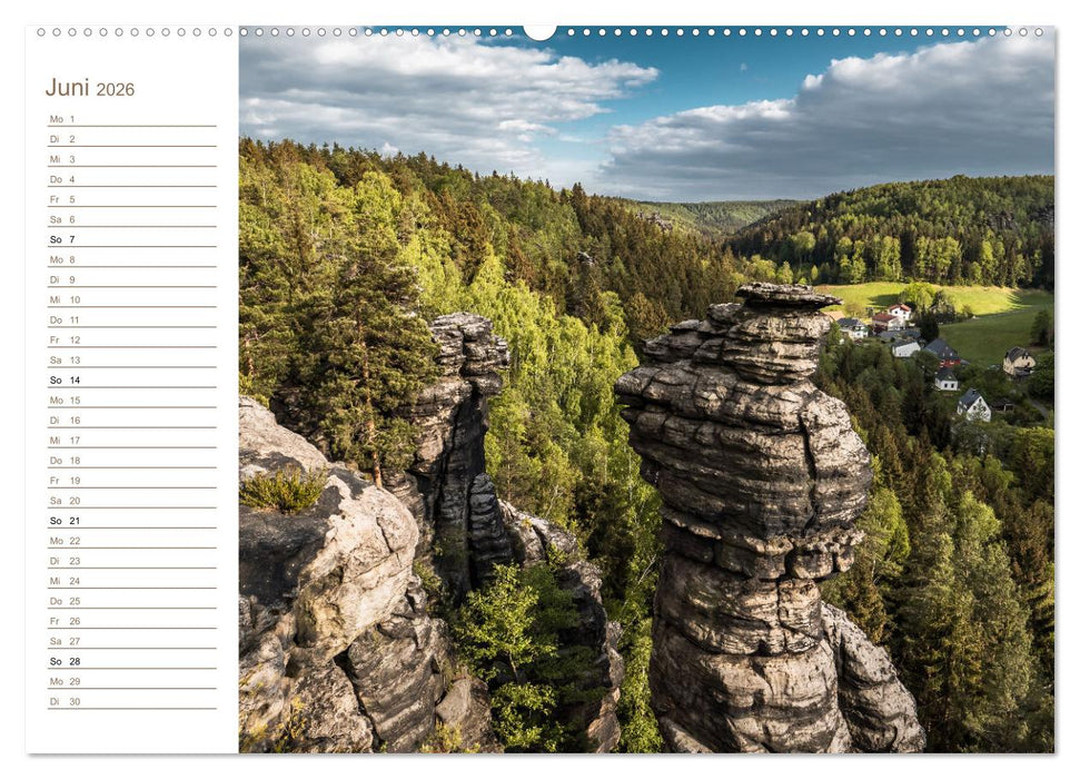 Sächsische Schweiz - Wenn das Gute liegt so nah (CALVENDO Wandkalender 2026)