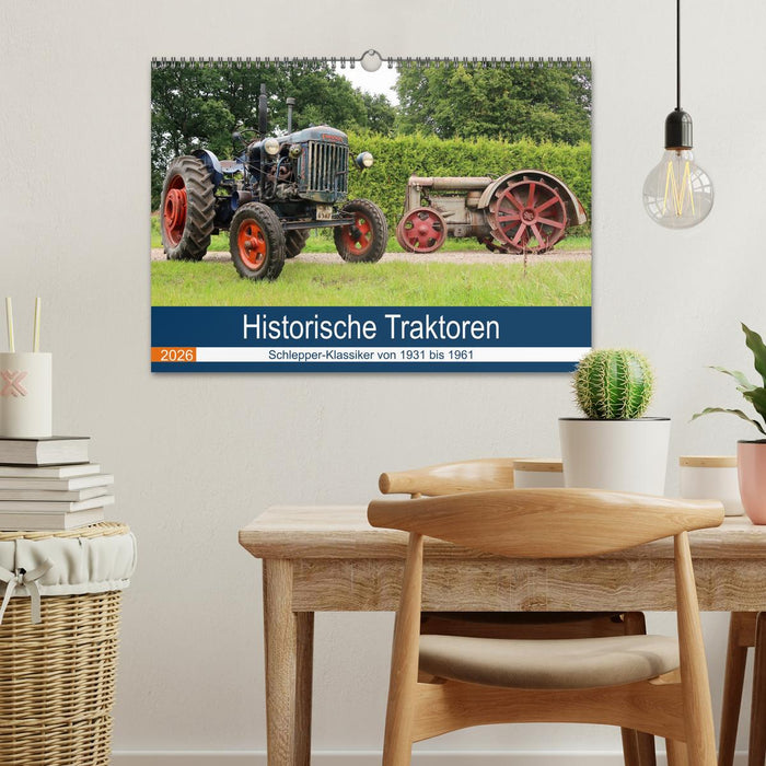Historische Traktoren 2026 (CALVENDO Wandkalender 2026)