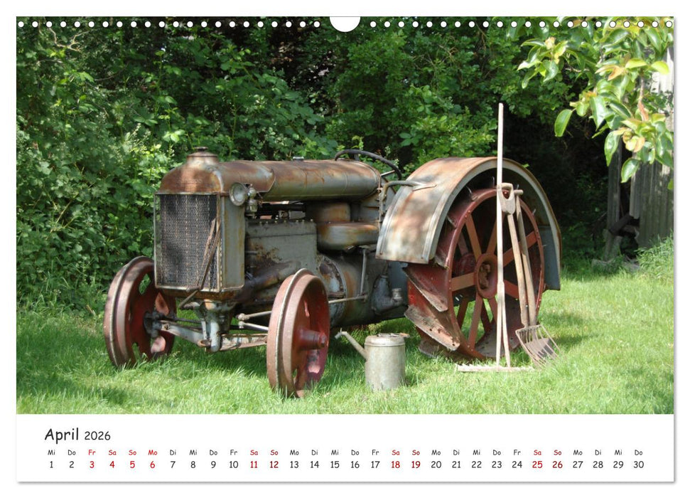 Historische Traktoren 2026 (CALVENDO Wandkalender 2026)