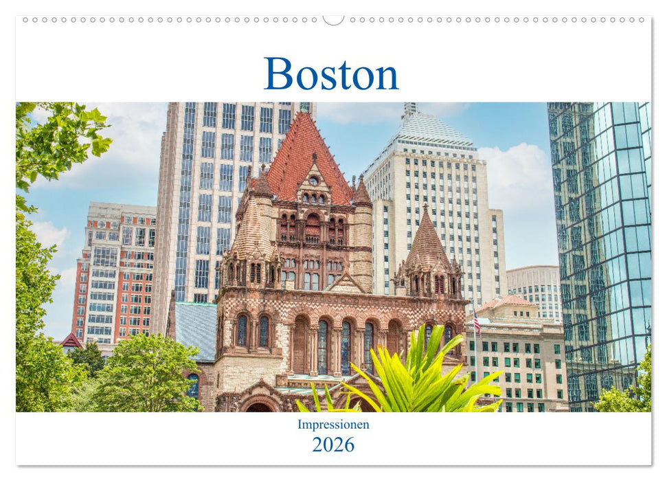 Boston - Impressionen (CALVENDO Wandkalender 2026)