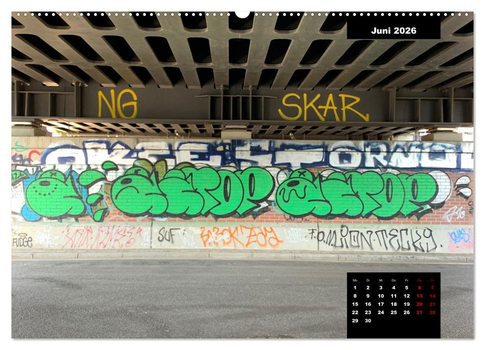 LOVE HAMBURG - GRAFFITI LOVERS (CALVENDO Premium Wandkalender 2026)