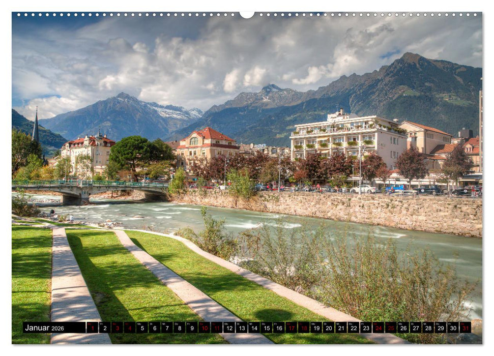 Merano Goldener Oktober (CALVENDO Premium Wandkalender 2026)