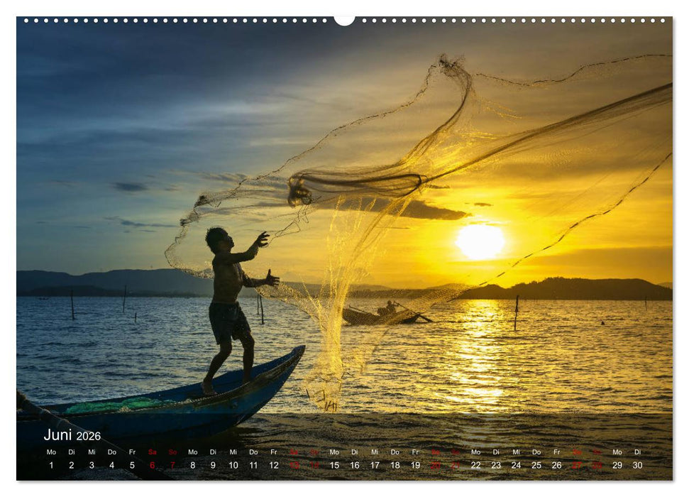 Traumhafte Vietnam Impressionen (CALVENDO Premium Wandkalender 2026)