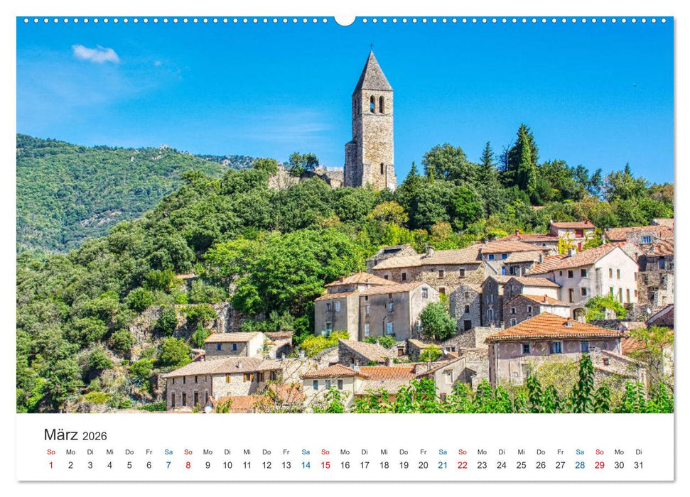 Frankreichs schönste Dörfer - Olargues (CALVENDO Premium Wandkalender 2026)