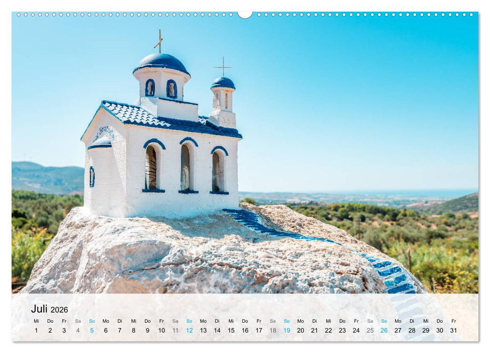 Kos - Insel des Hippokrates (CALVENDO Premium Wandkalender 2026)