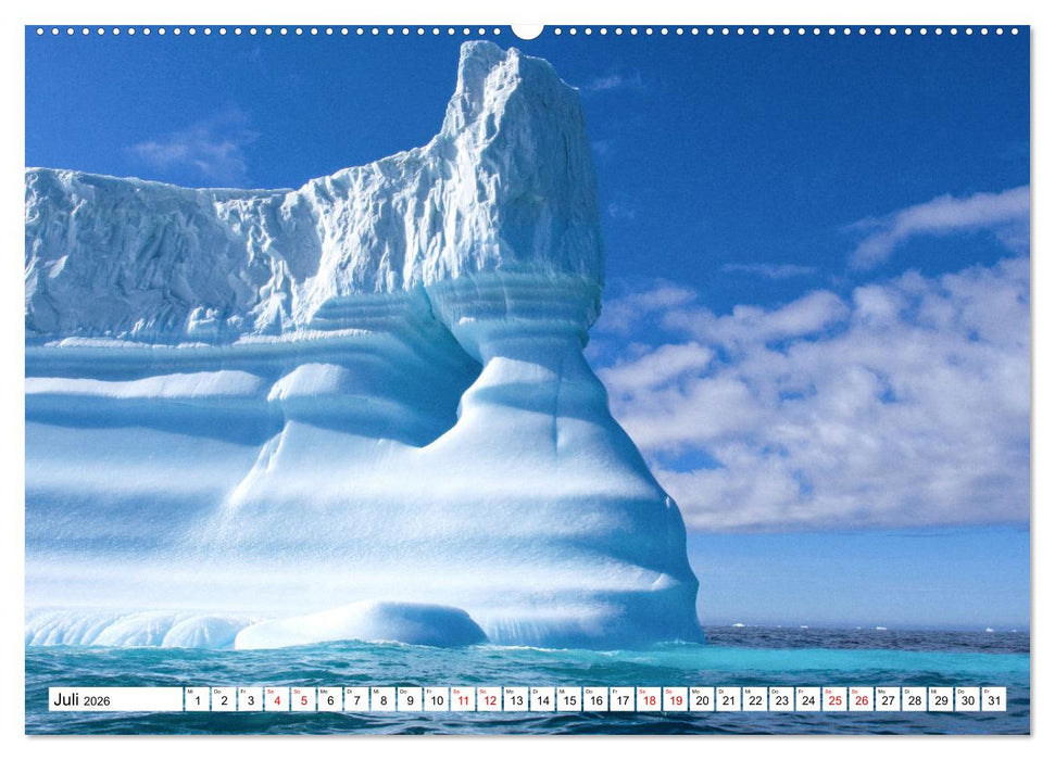 Sagenhafte Orte aus Eis und Schnee (CALVENDO Premium Wandkalender 2026)