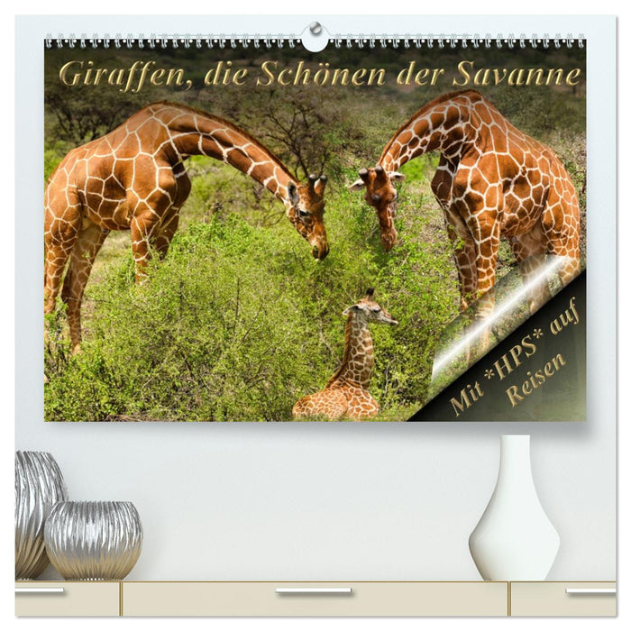 Giraffen, die Schönen der Savanne (CALVENDO Premium Wandkalender 2026)