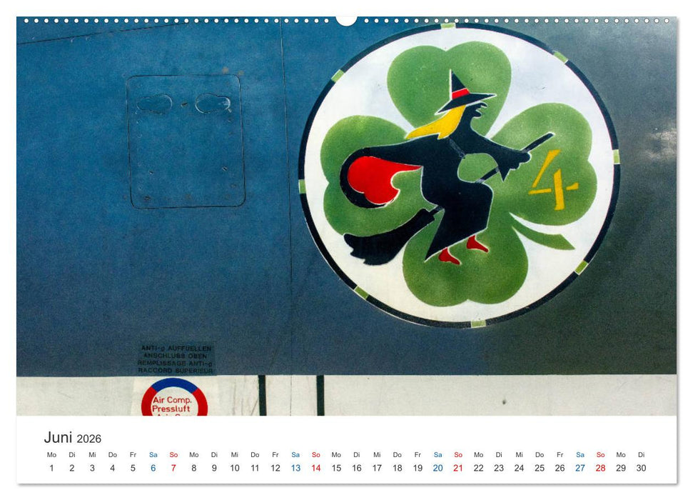 Flugzeugdetails - Faszinierende Einblicke in die Flugzeugtechnik (CALVENDO Premium Wandkalender 2026)