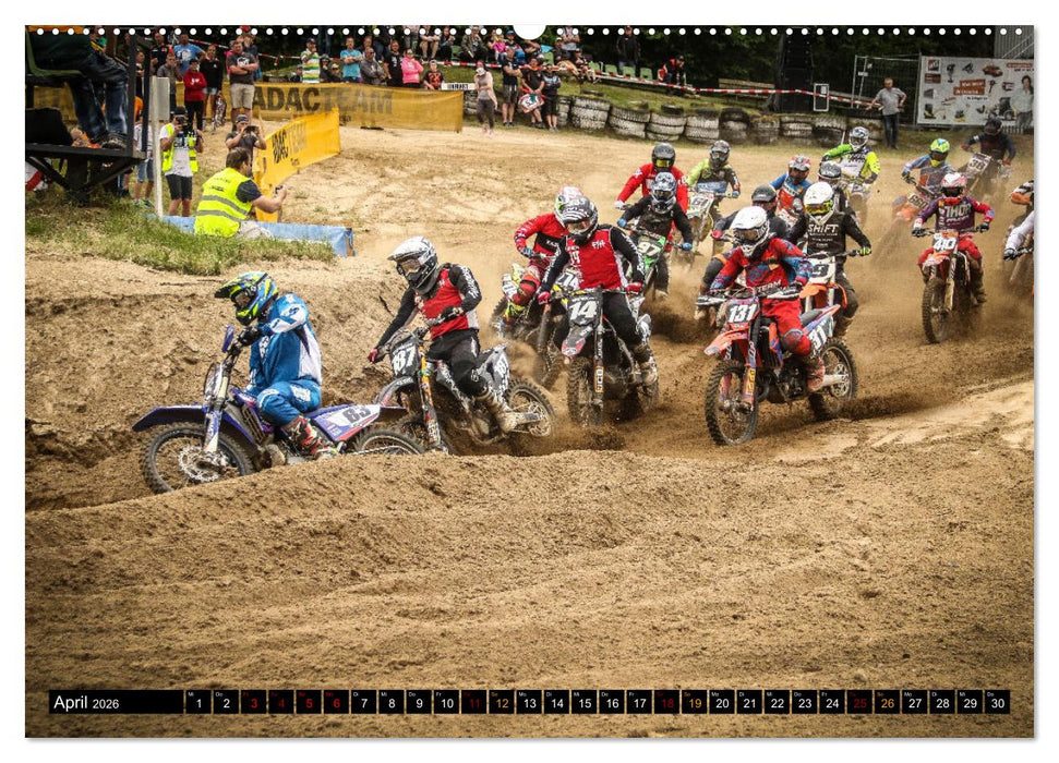 Motocross Racing - The gate drops (CALVENDO Premium Wandkalender 2026)