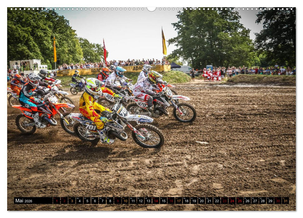 Motocross Racing - The gate drops (CALVENDO Premium Wandkalender 2026)