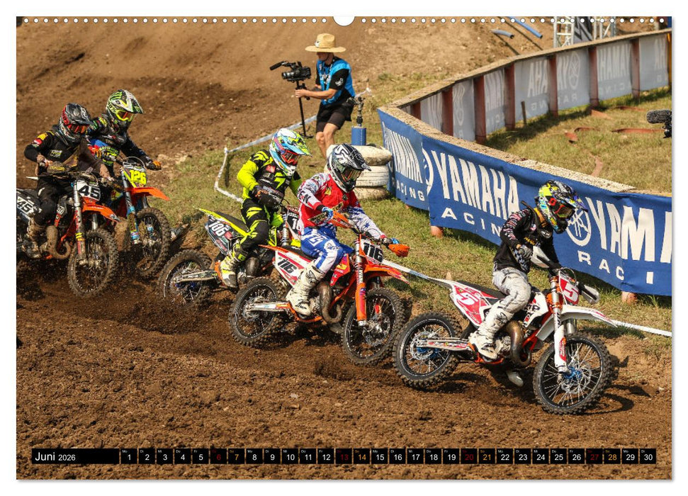 Motocross Racing - The gate drops (CALVENDO Premium Wandkalender 2026)