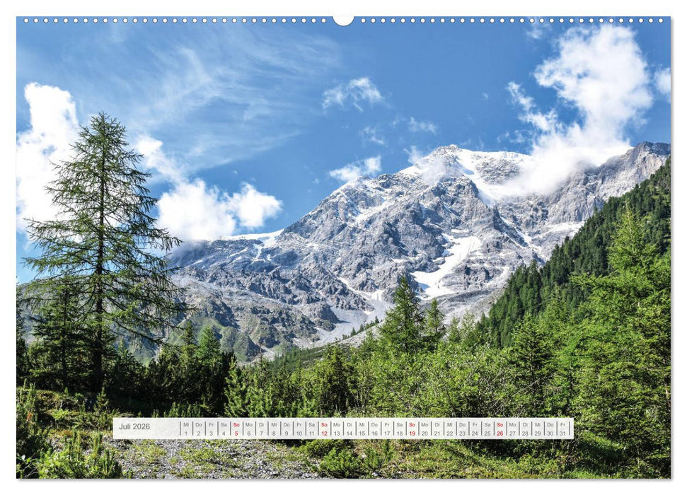 Sommer im Vinschgau (CALVENDO Premium Wandkalender 2026)