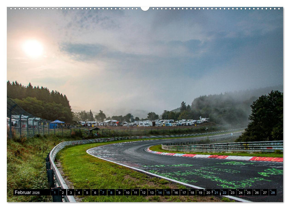 Rennstrecken Impressionen (CALVENDO Premium Wandkalender 2026)