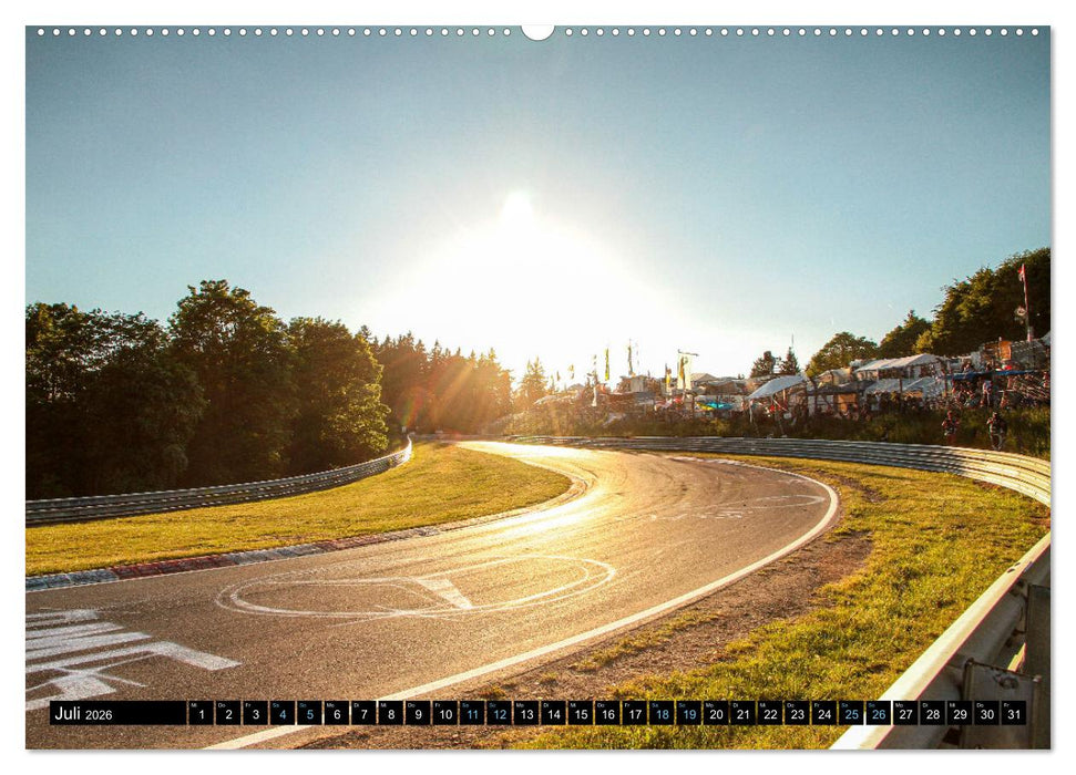 Rennstrecken Impressionen (CALVENDO Premium Wandkalender 2026)