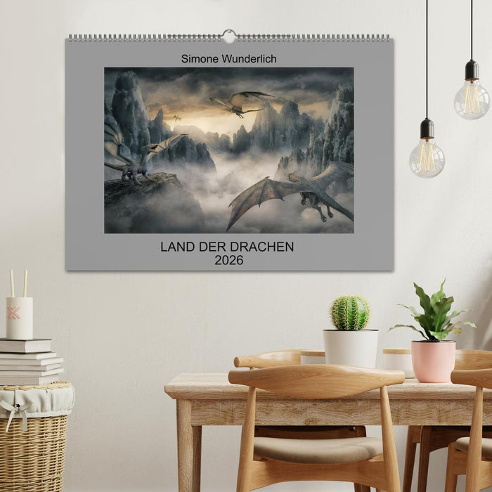 Land der Drachen (CALVENDO Wandkalender 2026)