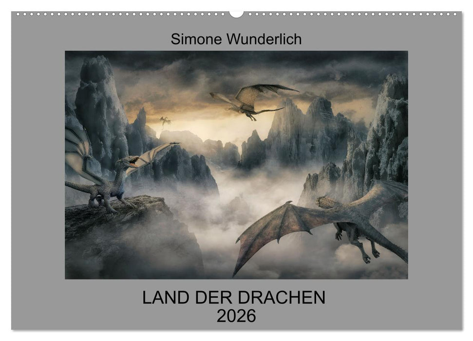 Land der Drachen (CALVENDO Wandkalender 2026)