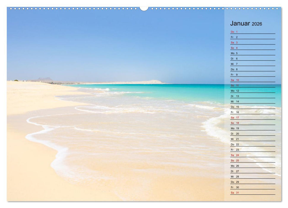 Traumhaftes Reiseziel - Boa Vista Urlaubsplaner (CALVENDO Premium Wandkalender 2026)