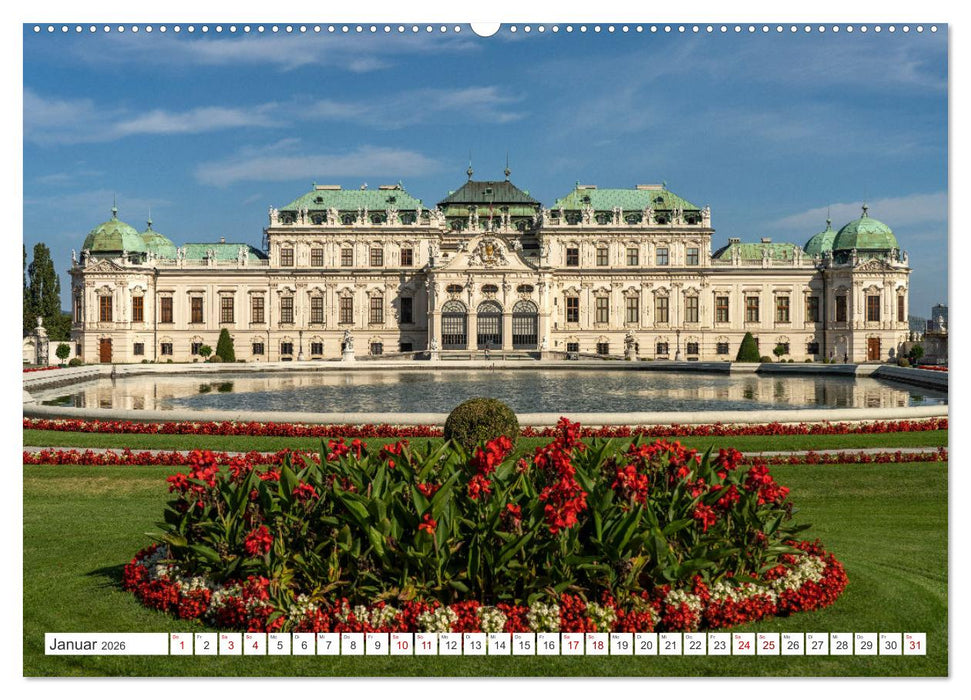 Österreich - Wien (CALVENDO Premium Wandkalender 2026)