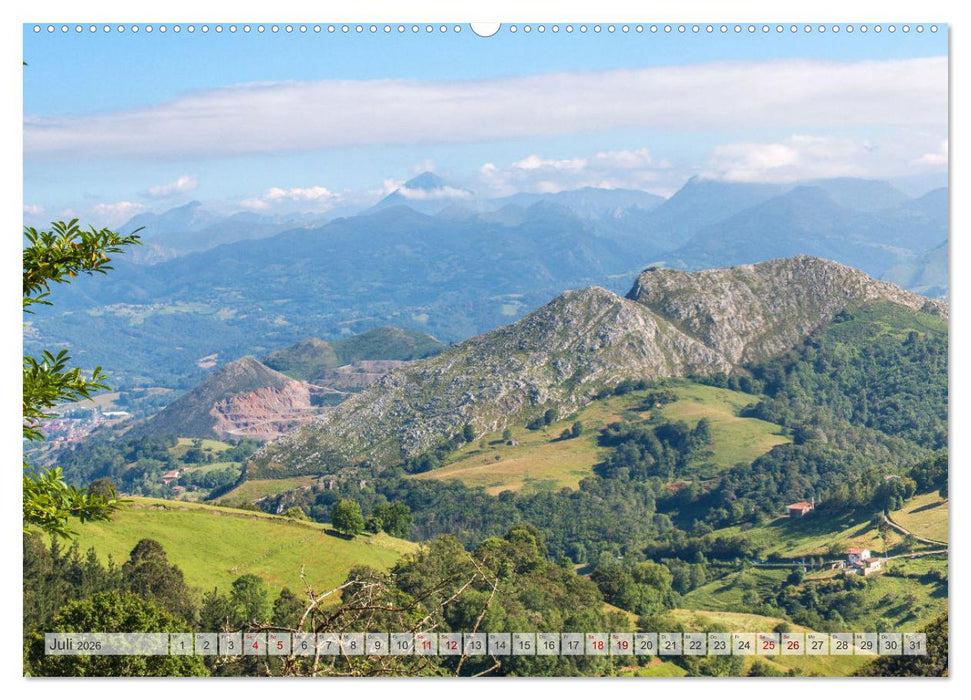 Nordspanien - Wunderschönes Asturien (CALVENDO Premium Wandkalender 2026)