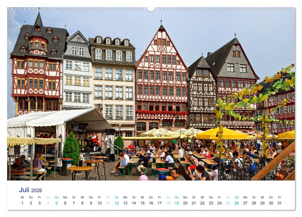 Fantastisches Frankfurt (CALVENDO Premium Wandkalender 2026)