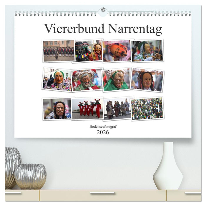 Narrentag Viererbund 2026 (CALVENDO Premium Wandkalender 2026)