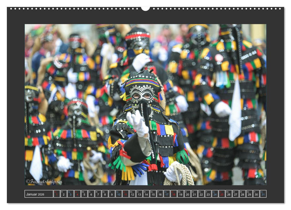 Narrentag Viererbund 2026 (CALVENDO Premium Wandkalender 2026)