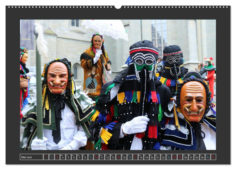 Narrentag Viererbund 2026 (CALVENDO Premium Wandkalender 2026)