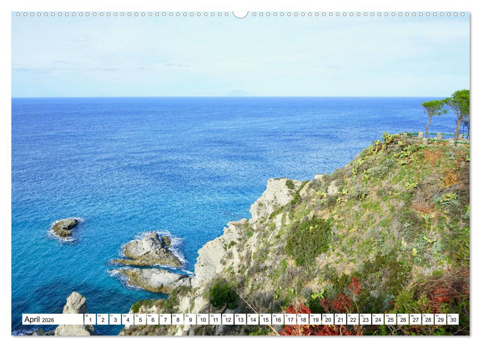 Kalabrien - Entlang der spektakulären Küste Süditaliens (CALVENDO Premium Wandkalender 2026)