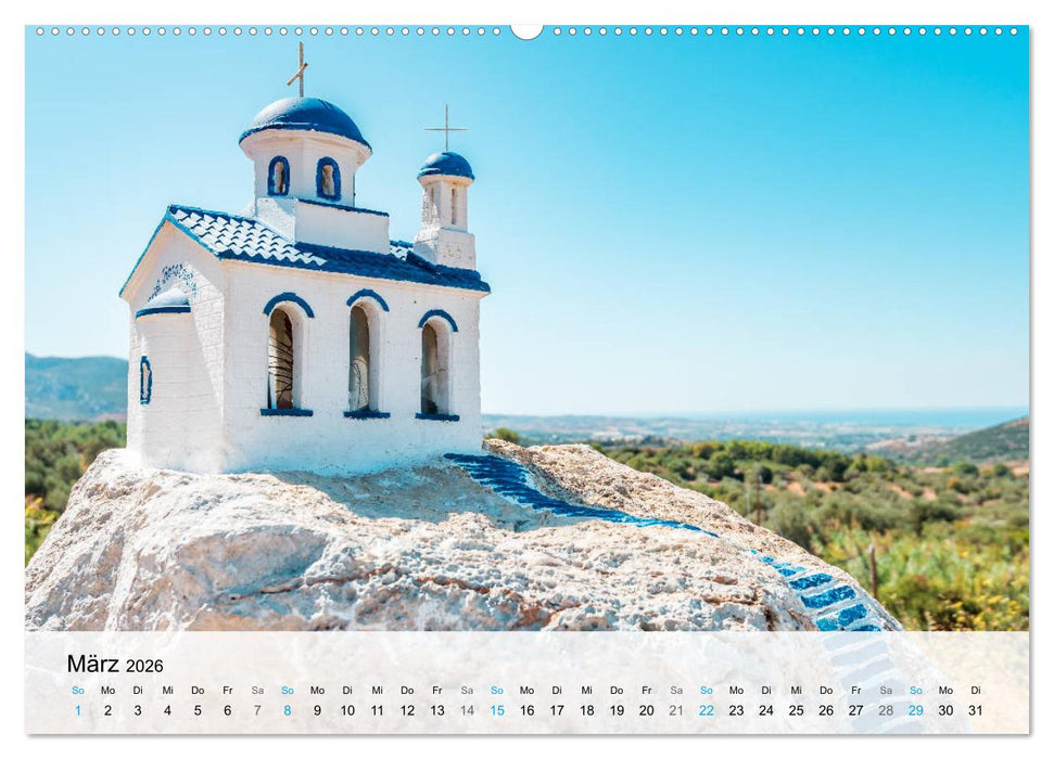 Insel Kos - Trauminsel des Dodekanes (CALVENDO Premium Wandkalender 2026)
