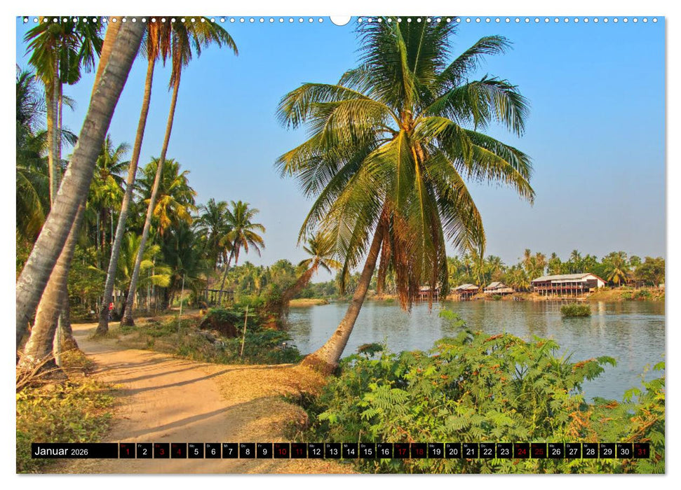 Mekong, Mutter des Wassers (CALVENDO Premium Wandkalender 2026)