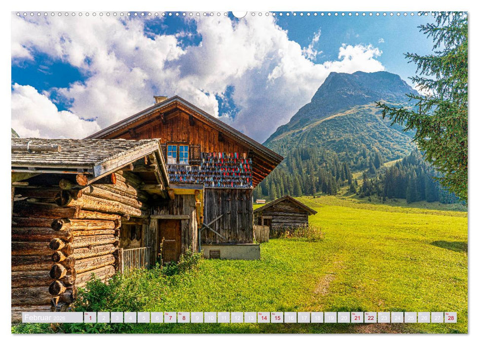 Bergwelten - Lech Zürs Arlberg (CALVENDO Premium Wandkalender 2026)