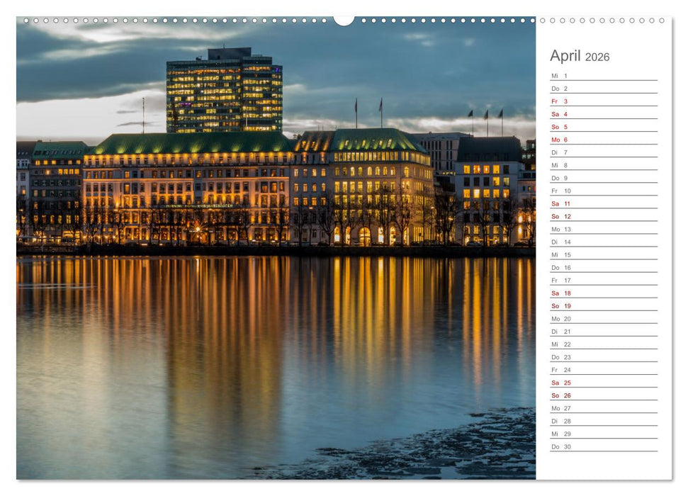 Hamburg eine Perle im Norden (CALVENDO Wandkalender 2026)