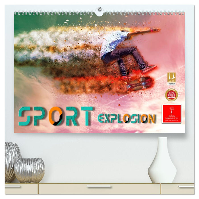 Sport Explosion (CALVENDO Premium Wandkalender 2026)