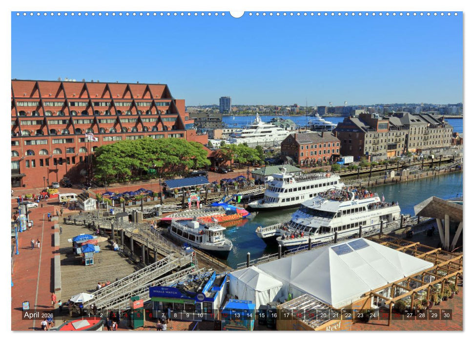 Boston - Stadt der Kontraste (CALVENDO Premium Wandkalender 2026)