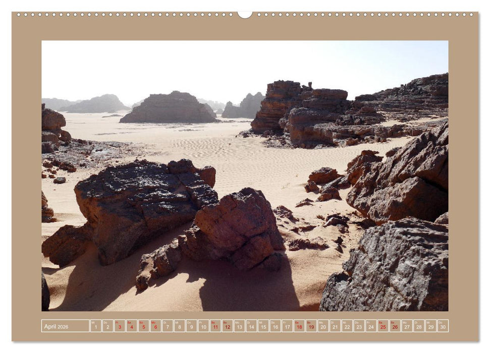 Algerien - Schluchten und Sandberge in den Tassilis (CALVENDO Premium Wandkalender 2026)