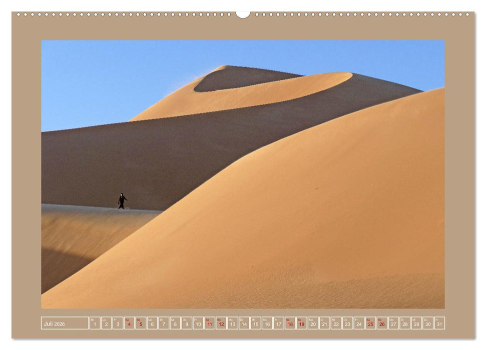 Algerien - Schluchten und Sandberge in den Tassilis (CALVENDO Premium Wandkalender 2026)