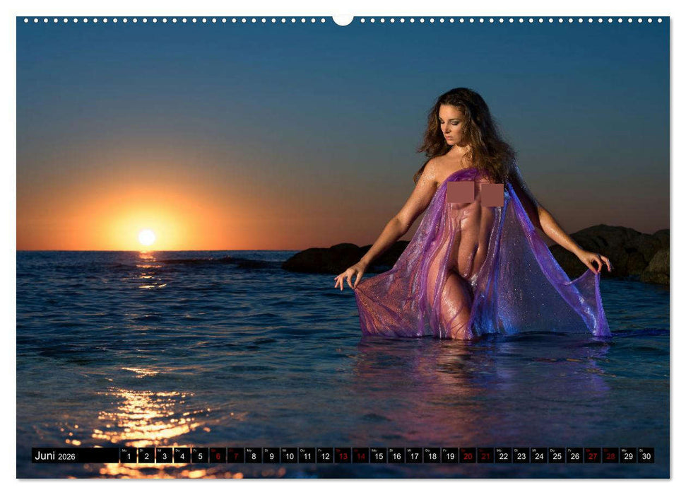 Akt an wilden Meeresküsten (CALVENDO Premium Wandkalender 2026)