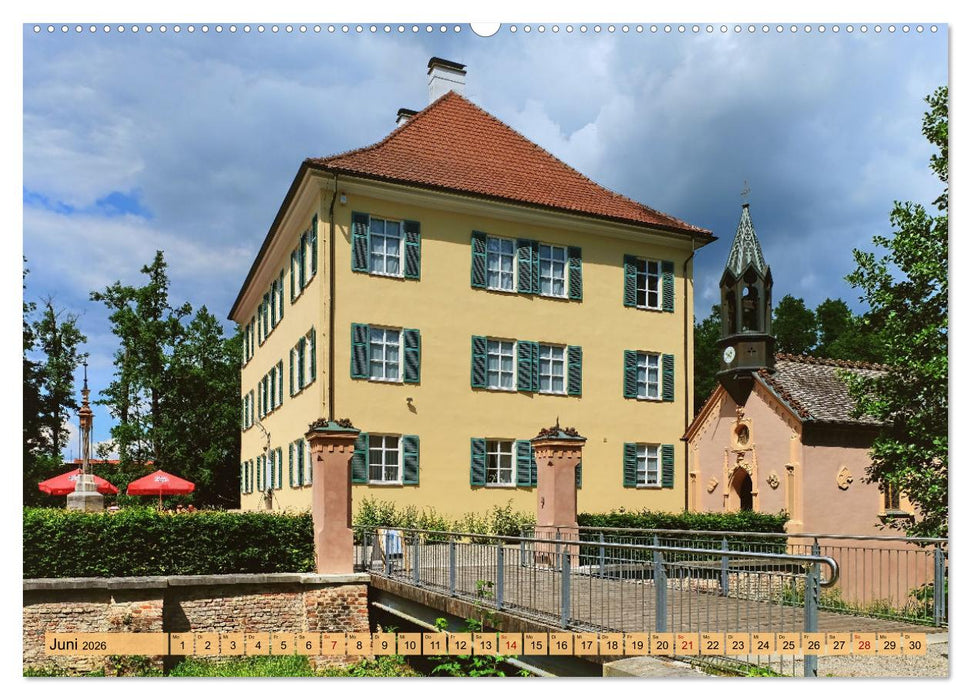 Komm mit Ausflugsziele rund um Augsburg (CALVENDO Premium Wandkalender 2026)