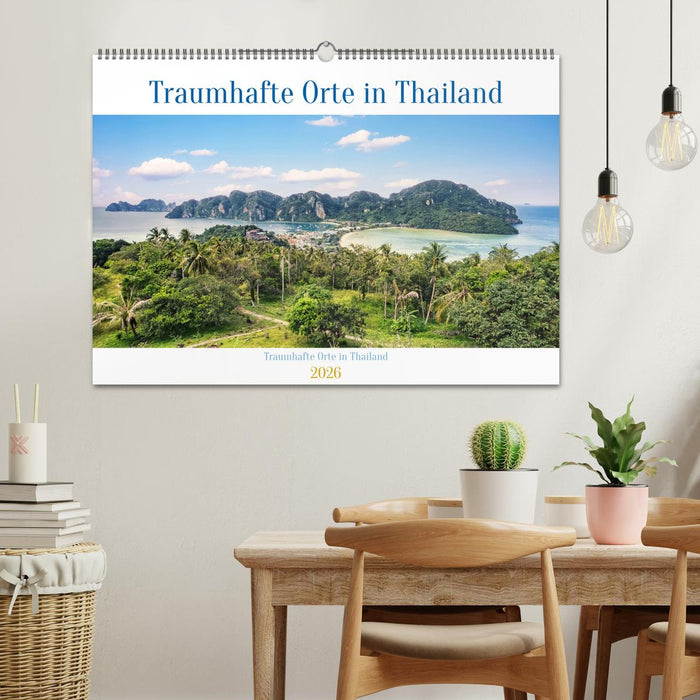 Traumhafte Orte in Thailand (CALVENDO Wandkalender 2026)