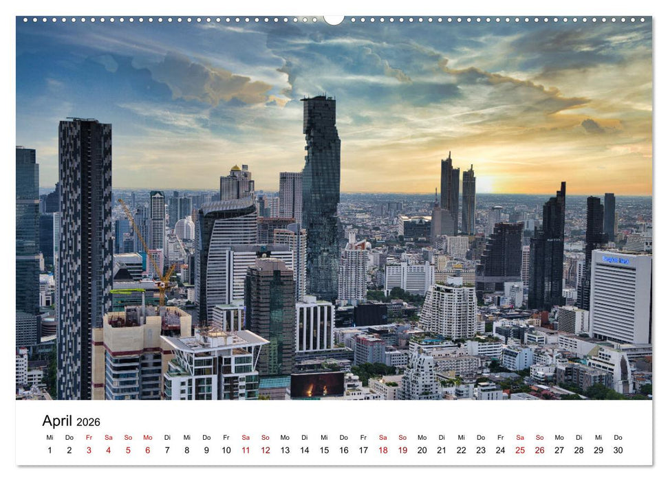 Traumhafte Orte in Thailand (CALVENDO Wandkalender 2026)