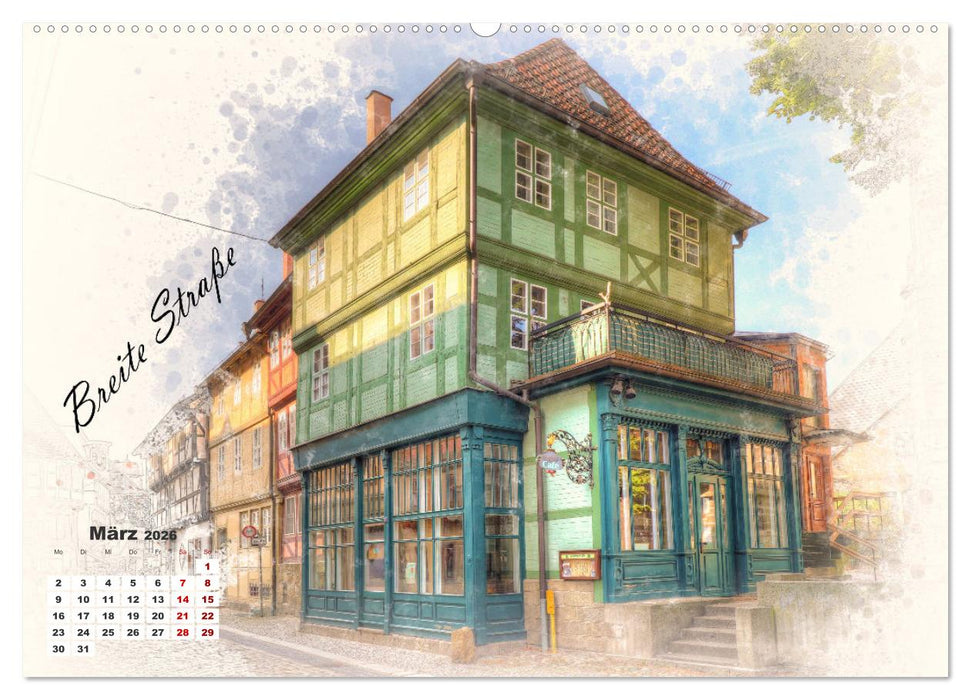 Quedlinburg-meine Stadt (CALVENDO Premium Wandkalender 2026)
