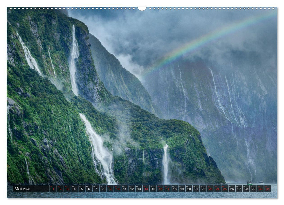 Neuseeland - Naturwunder am Ende der Welt (CALVENDO Premium Wandkalender 2026)