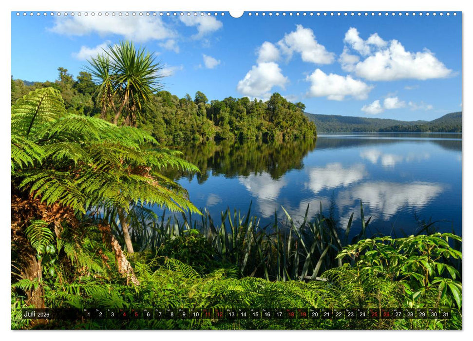 Neuseeland - Naturwunder am Ende der Welt (CALVENDO Premium Wandkalender 2026)