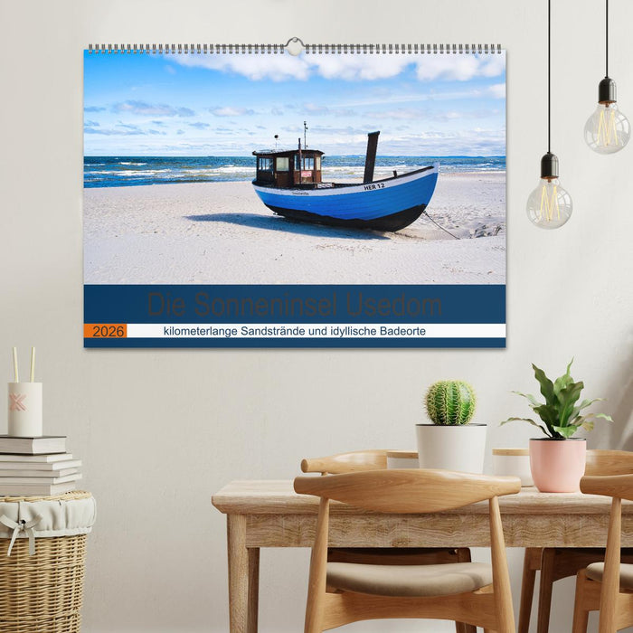 Die Sonneninsel Usedom (CALVENDO Wandkalender 2026)
