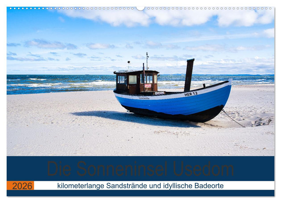 Die Sonneninsel Usedom (CALVENDO Wandkalender 2026)
