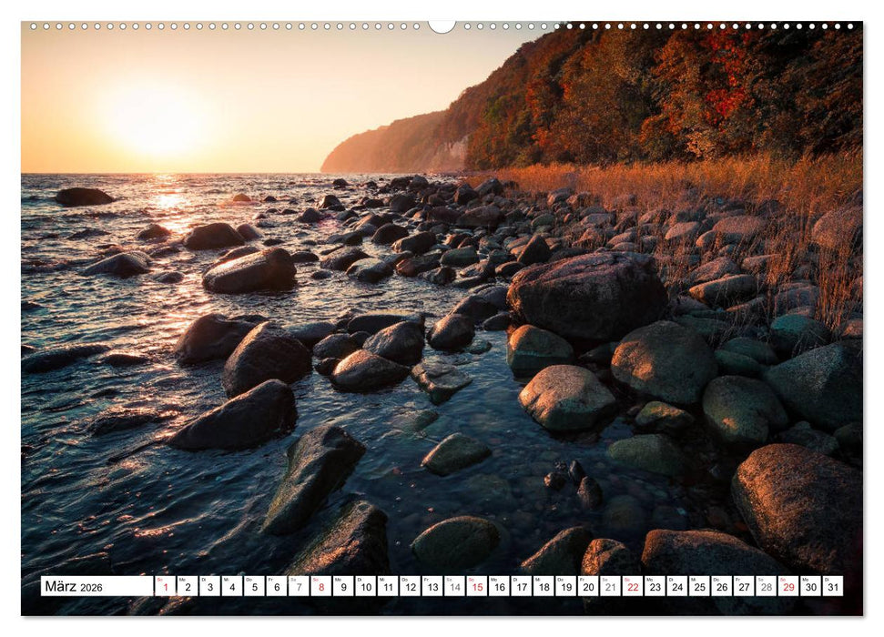 Insel Rügen - Küsten zum Träumen (CALVENDO Premium Wandkalender 2026)