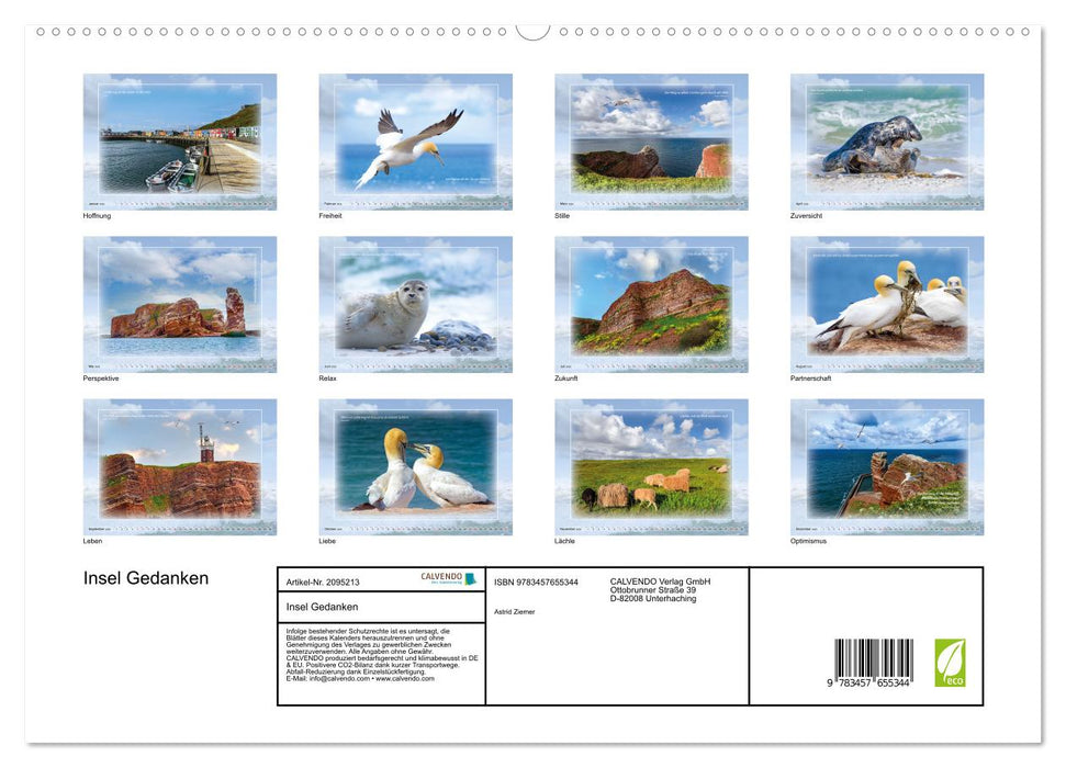 Insel Gedanken (CALVENDO Premium Wandkalender 2026)